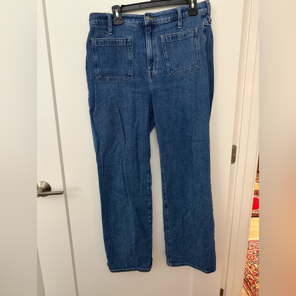 J.Crew Slim Wide leg Jean in Medium Wash